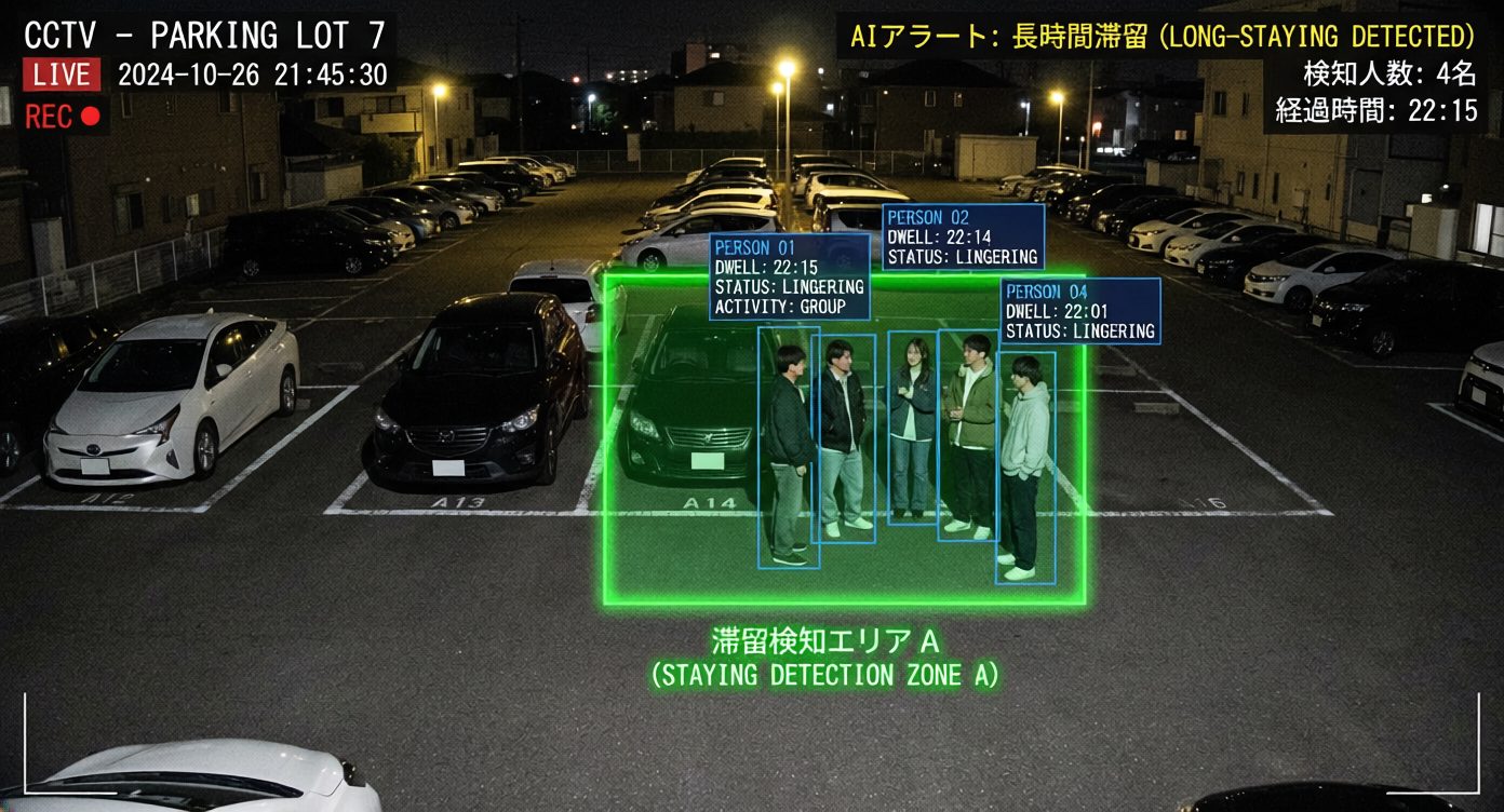 滞留検知